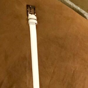 Mio Marino White 32 belt Golf Active Travel Resort Minimalist Normcore